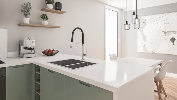 Grohe K700 ocelový dřez 59.5x45 cm 31577SD1