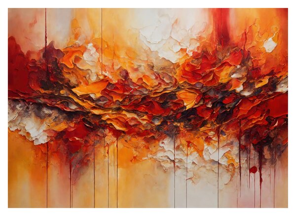 Skleněný obraz - Abstrakce (70x50 cm)