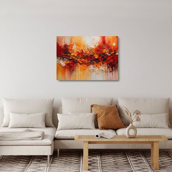 Skleněný obraz - Abstrakce (70x50 cm)