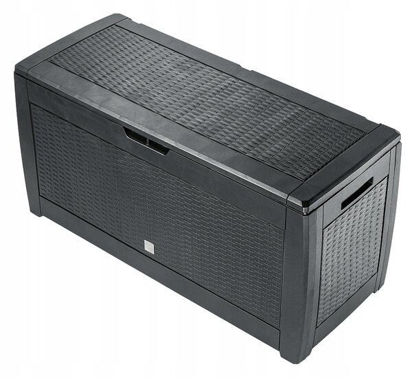 Zahradní úložný box plast 310 l šedý