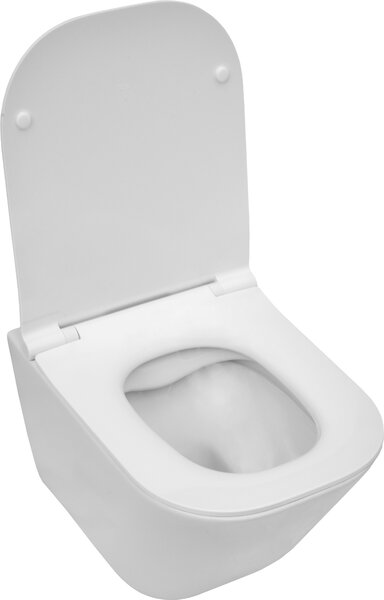 Roca Gap Square záchodová mísa závěsná bez splachovacího kruhu bílá A34647A000