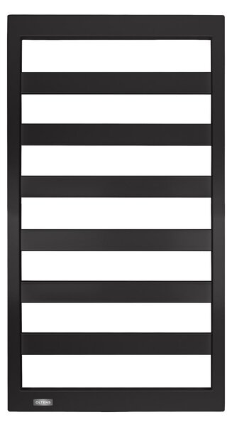 Oltens Benk koupelnový radiátor žebříkový 91x50 cm černá mat 55004300
