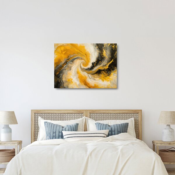 Skleněný obraz - Spirální abstrakce (70x50 cm)