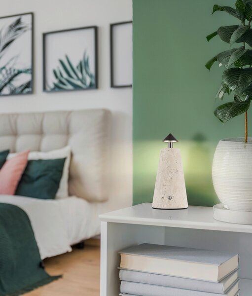 STOLNÍ LAMPA NA BATERIE 9/19 cm Globo - Venkovní světla, Online Only