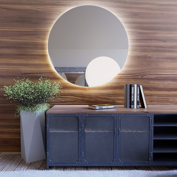 Baltica Design Bright zrcadlo 80x80 cm kulatý s osvětlením 5904107912622