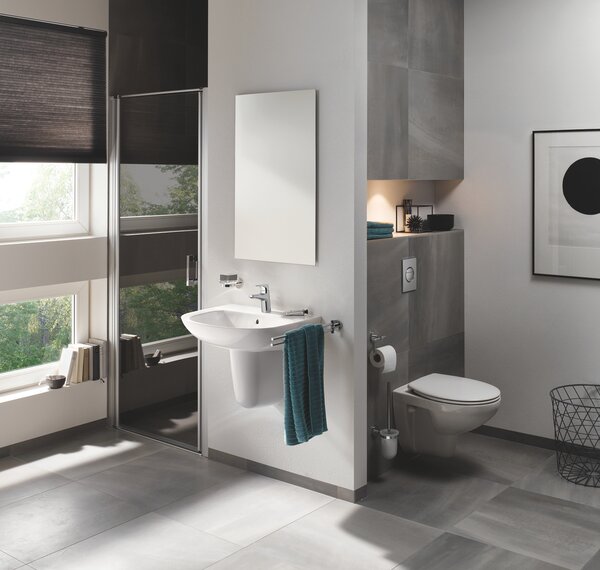 Grohe Bau Ceramic umyvadlo 60.9x44.2 cm polokulatý klasický bílá lesk 39421000