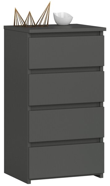 Ak furniture Komoda CL4 40 cm grafitově šedá