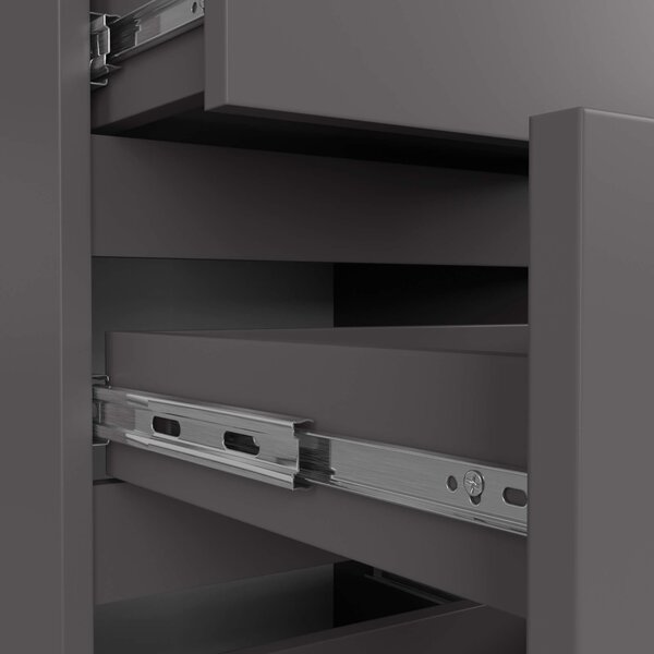 Ak furniture Komoda CL4 40 cm grafitově šedá