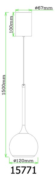 ZÁVĚSNÉ LED SVÍTIDLO, 12/150 cm Globo - Online Only svítidla, Online Only