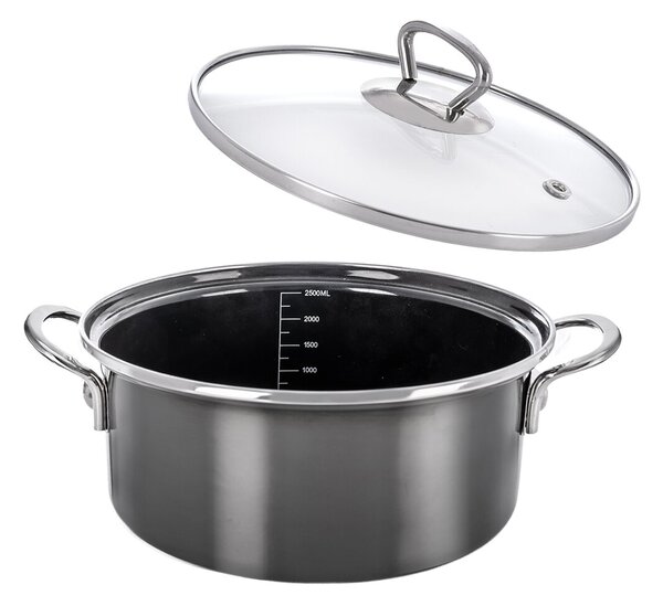 Kastrol METALIC Lem s poklicí 2,5 l