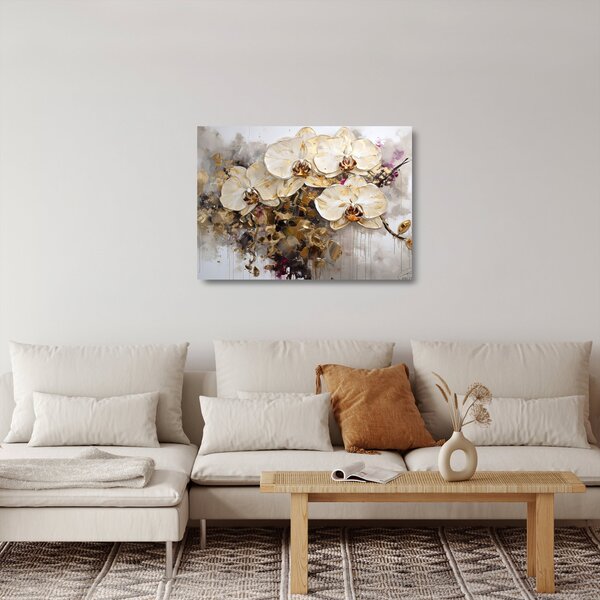 Skleněný obraz - Orchideje (70x50 cm)