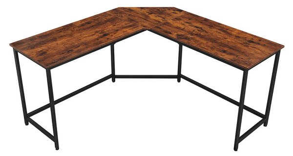 ROHOVÝ PSACÍ STŮL, hnědá, černá, 149/149/75 cm Boxxx - Online Only psací stoly, Online Only