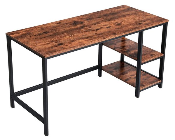 PSACÍ STŮL, hnědá, černá, 140/60/75 cm Boxxx, Online Only