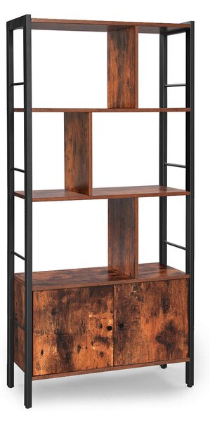 REGÁL NA DOKUMENTY, hnědá, černá, 74/154,5/30 cm Boxxx - Online Only kancelářský nábytek, Online Only