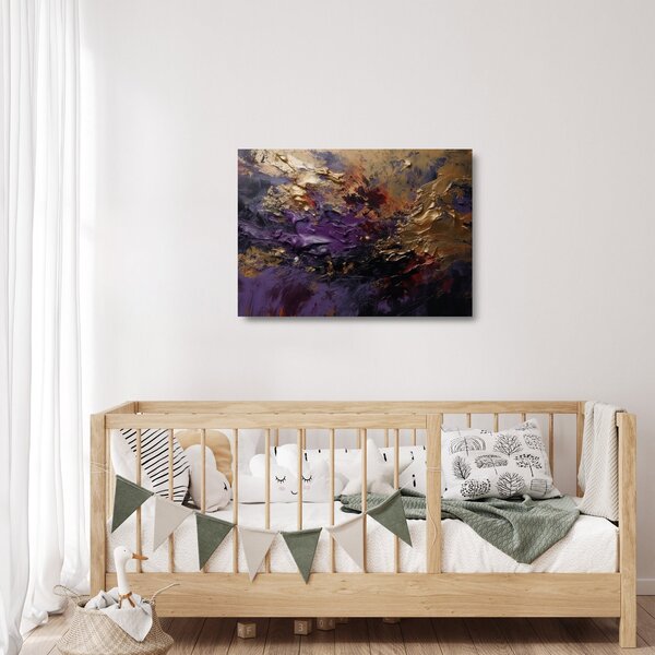 Skleněný obraz - Texturovaná abstrakce (70x50 cm)