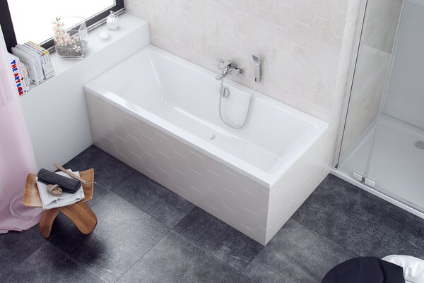 Excellent Pryzmat obdélníková vana 200x90 cm bílá WAEX.PRY20WH