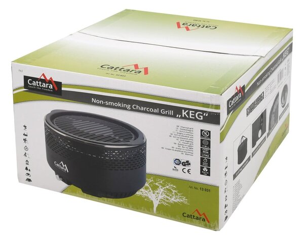 Stolní gril na dřevěné uhlí Cattara Keg, ø 30 cm