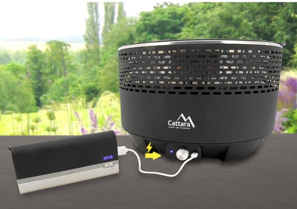 Stolní gril na dřevěné uhlí Cattara Keg, ø 30 cm