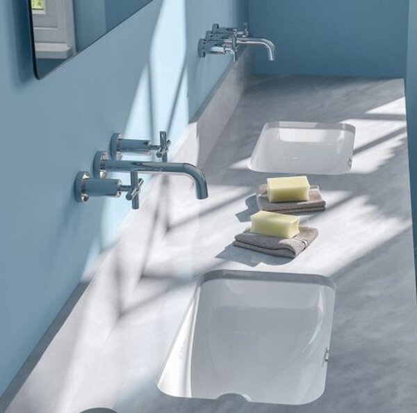 Catalano Canova Royal umyvadlo 50x35 cm obdélníkový pod pult bílá 0727500001