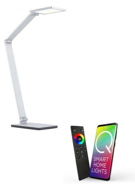 PAUL NEUHAUS Q-HANNES LED stolní lampa Smart Home v puristickém hliníkovém designu ZigBee 2700-5000K PN 4875-95