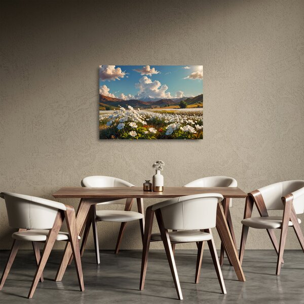Skleněný obraz - Klidná krajina (70x50 cm)