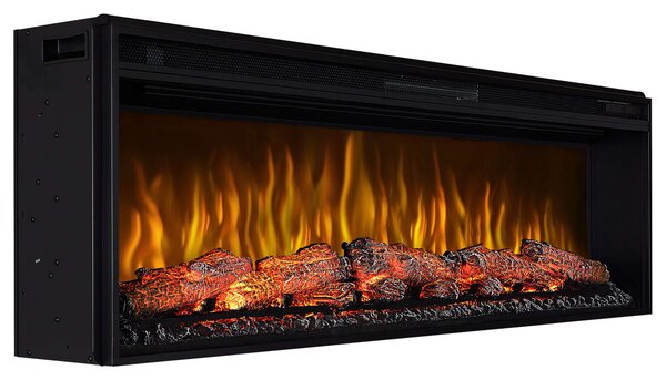 ArtiFlame Elektrický krb AF50 Multicolour Elektrický vestavný krb s topením 1600W realistický 3D efekt plamene LED osvětlení Dálkové ovládání Černá barva