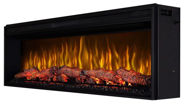 ArtiFlame Elektrický krb AF50 Multicolour Elektrický vestavný krb s topením 1600W realistický 3D efekt plamene LED osvětlení Dálkové ovládání Černá barva