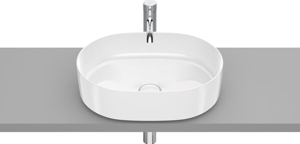 Roca Inspira umyvadlo 50x37 cm oválné na pult bílá lesk A327520S00