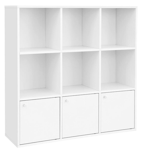 KNIHOVNA, bílá, 98/98/30 cm Boxxx, Online Only