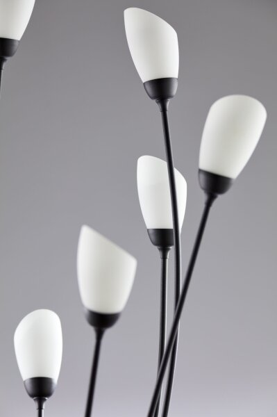 Jupiter 2058 - Stojací lampa GLORIOSA 9xG9/14W/230V černá