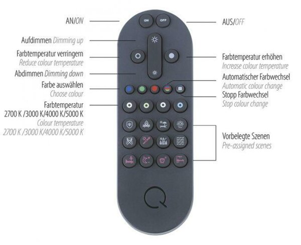 PAUL NEUHAUS LED stolní lampa Q-SWING stříbrná Smart Home ZigBee 2700-5000K PN 4385-55