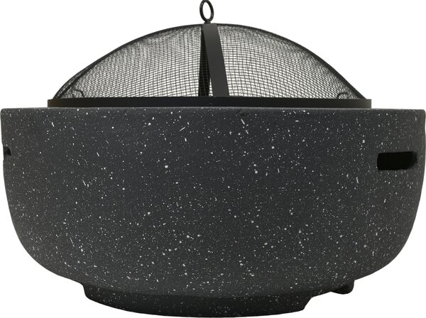 CATTARA ohniště LA PALMA, pálený kámen (vnitřek ocel), rošt pr.44cm, síťovaný poklop, 13013