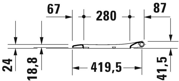 Duravit D-Neo záchodové prkénko s pomalým sklápěním bílá 0021690000