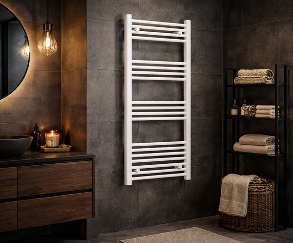 Koupelnový radiátor BASIC 400x800mm, 273W - BÍLÁ