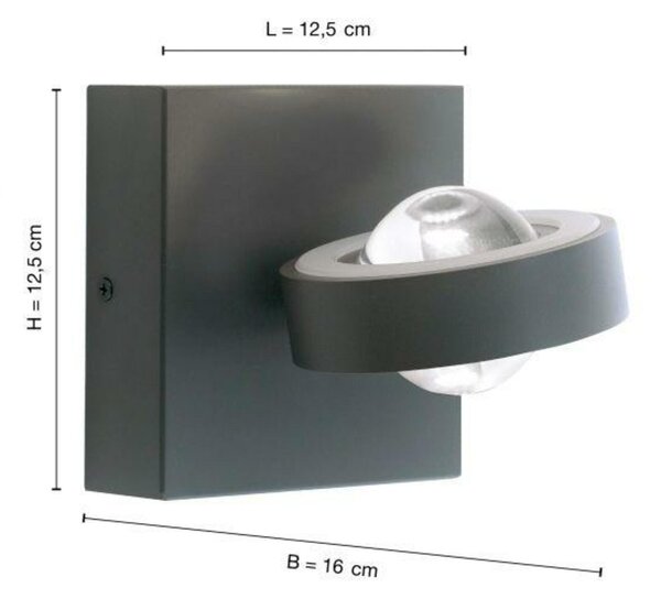 PAUL NEUHAUS Q-MIA, LED nástěnné svítidlo, Smart Home RGB+3000-5000K PN 9185-13
