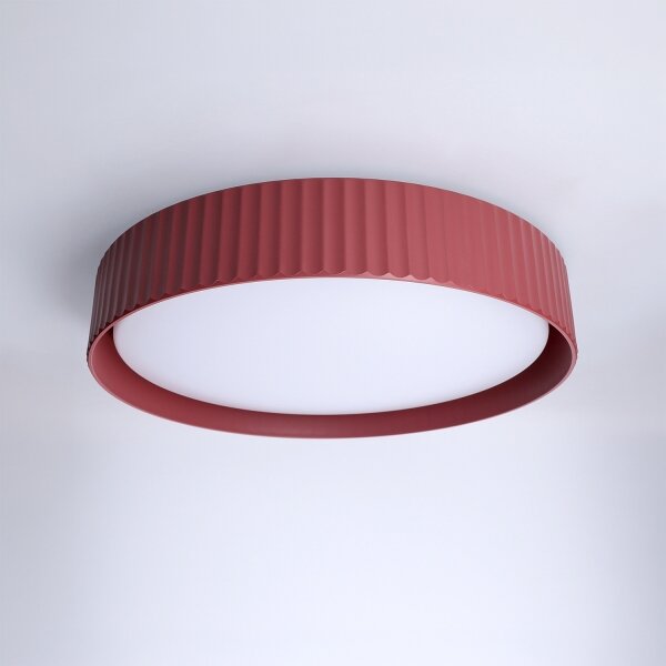 Brilagi-LED Stmívatelné stropní svítidlo LUCIA LED/48W/230V pr. 41 cm červená+DO