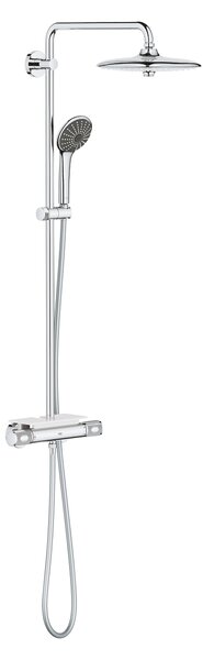 Grohe Vitalio Joy sprchová sada na stěnu s termostatem s dešťovou sprchou StarLight Chrome 26403002