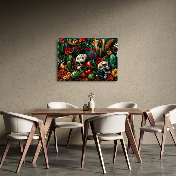 Skleněný obraz - Mexický koncept (70x50 cm)