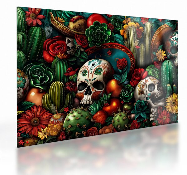 Skleněný obraz - Mexický koncept (70x50 cm)