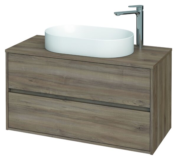 Cersanit Inverto umyvadlo 60x35 cm oválné na pult bílá lesk K671-009-ECO