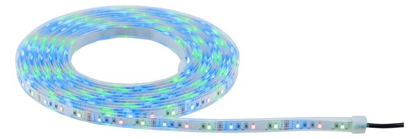 P 71194 LED pásek solární vč. dálkový ovladač 5m IP44 3,2W 22lm/m 60 LEDs/m RGB - PAULMANN