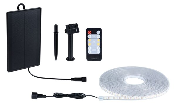 P 71195 LED pásek solární vč. dálkový ovladač 10m IP44 3,2W 28lm/m 60 LEDs/m 3000K - PAULMANN