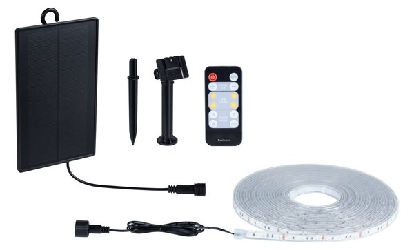 P 71196 LED pásek solární vč. dálkový ovladač 10m IP44 3,8W 14lm/m 60 LEDs/m RGB - PAULMANN