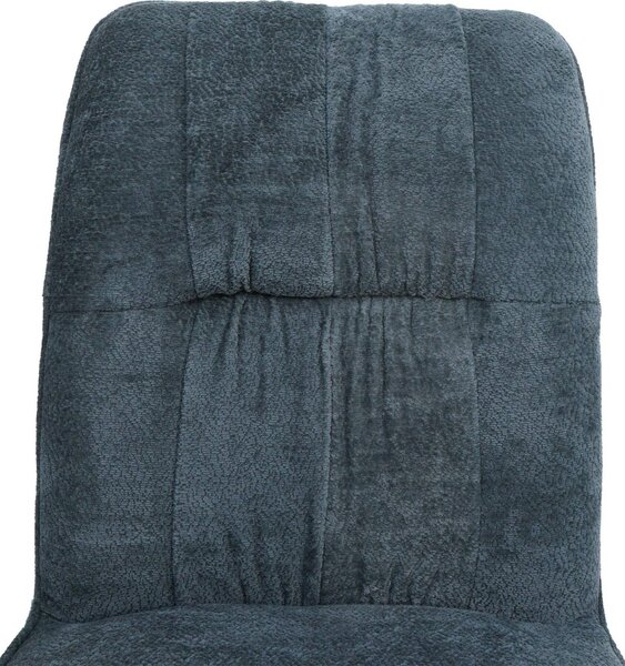Sada 6 jídelních židlí HWC-N99, kuchyňská židle, otočná, tkanina/textil žinylka (340 g/m²) Oeko-Tex modrozelená