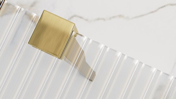 Sprchová zástěna REA AERO Intimo Gold Brush 90