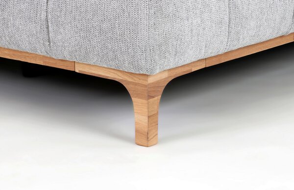 POSTEL BOXSPRING, 180/200 cm, platinová Welnova - Postele s úložným prostorem