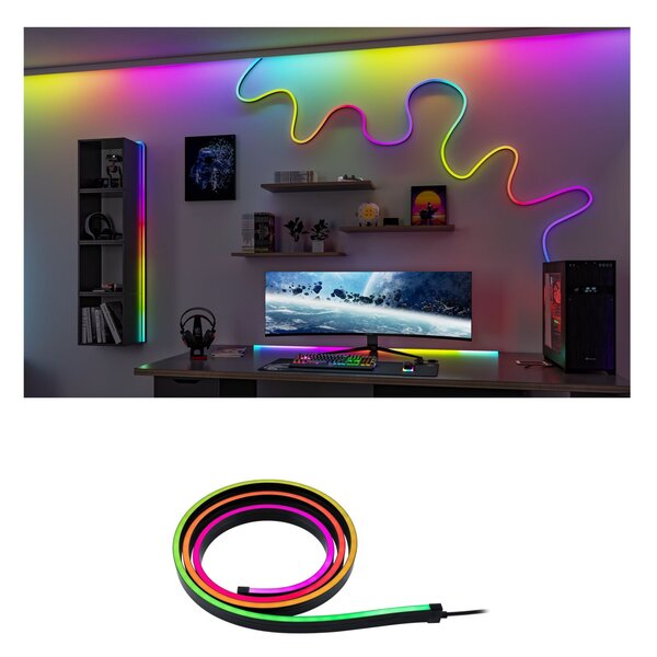 P 79555 EntertainLED LED hadice Black Neon 1,5m 3W 84 LEDs/m RGB+ - PAULMANN
