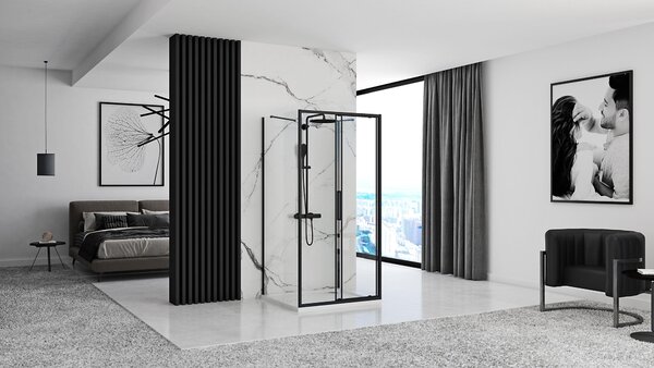 Sprchový Kout REA RAPID SLIDE 110x80 Black