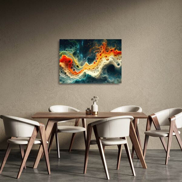 Skleněný obraz - Moderní abstrakce (70x50 cm)