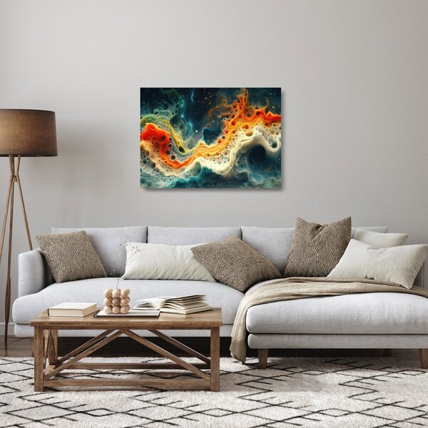 Skleněný obraz - Moderní abstrakce (70x50 cm)